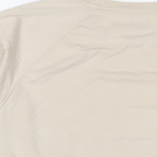 Gap Womens Beige Cotton Pullover Sweatshirt Size L Pullover