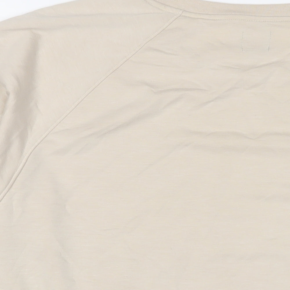 Gap Womens Beige Cotton Pullover Sweatshirt Size L Pullover