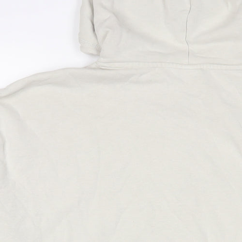 H&M Womens Beige Cotton Pullover Hoodie Size L Pullover - Los Angeles