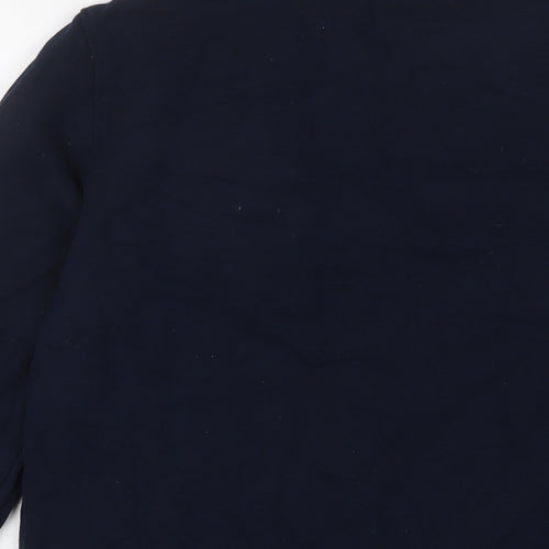 Marks and Spencer Mens Blue Cotton Pullover Sweatshirt Size S