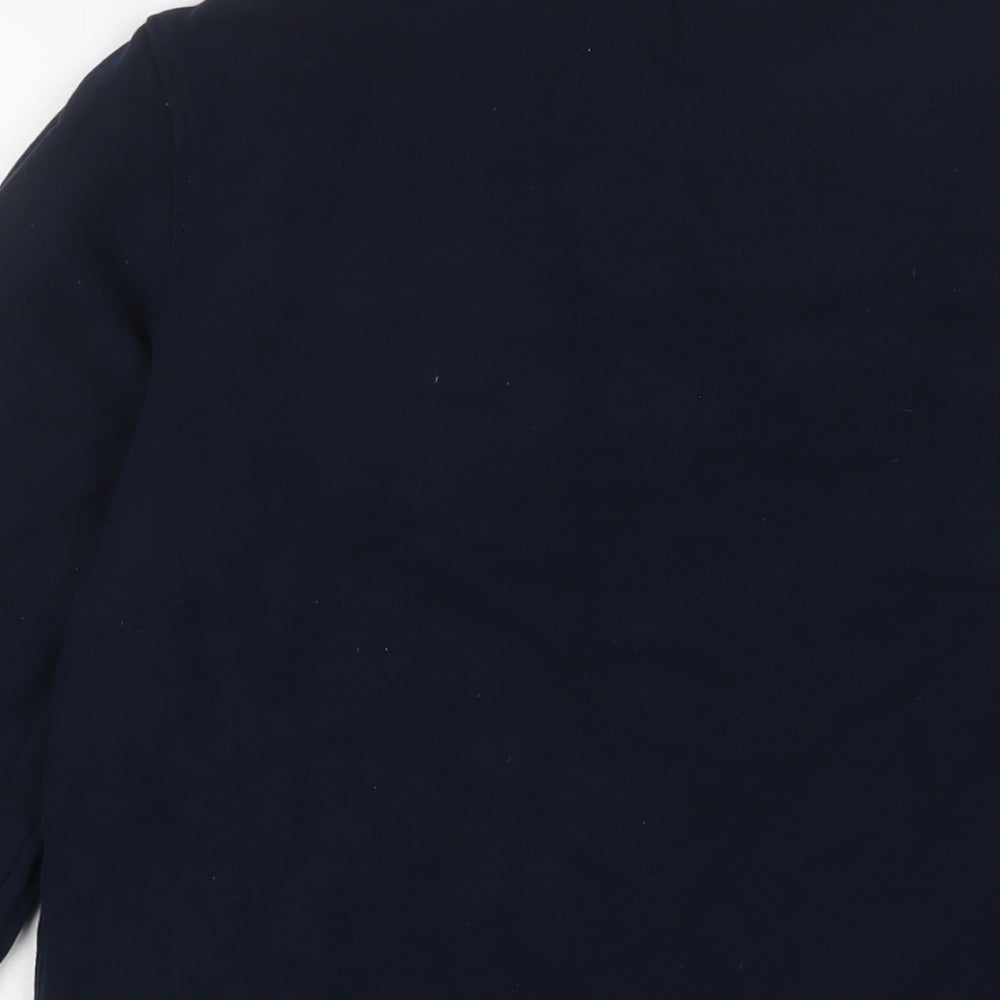Marks and Spencer Mens Blue Cotton Pullover Sweatshirt Size S