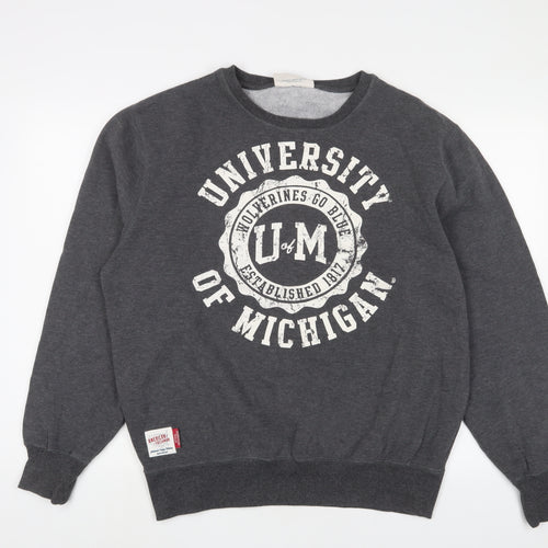 Amercian Freshman Mens Grey Cotton Pullover Sweatshirt Size 2XL