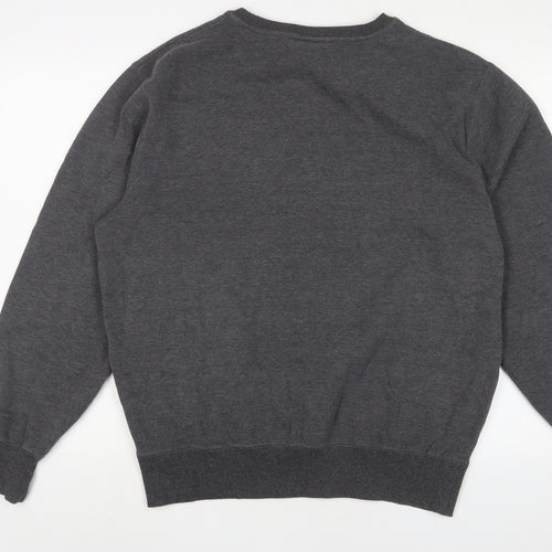 Amercian Freshman Mens Grey Cotton Pullover Sweatshirt Size 2XL