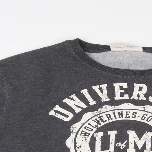 Amercian Freshman Mens Grey Cotton Pullover Sweatshirt Size 2XL