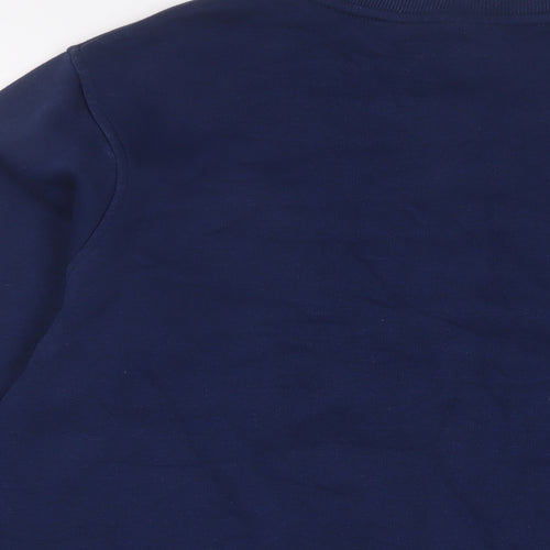 Always Rare Mens Blue Cotton Pullover Sweatshirt Size S