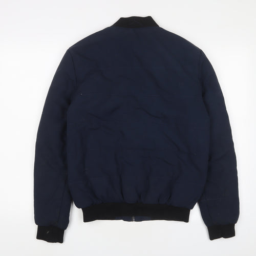 Twisted Soul Mens Blue Jacket Size XS Zip