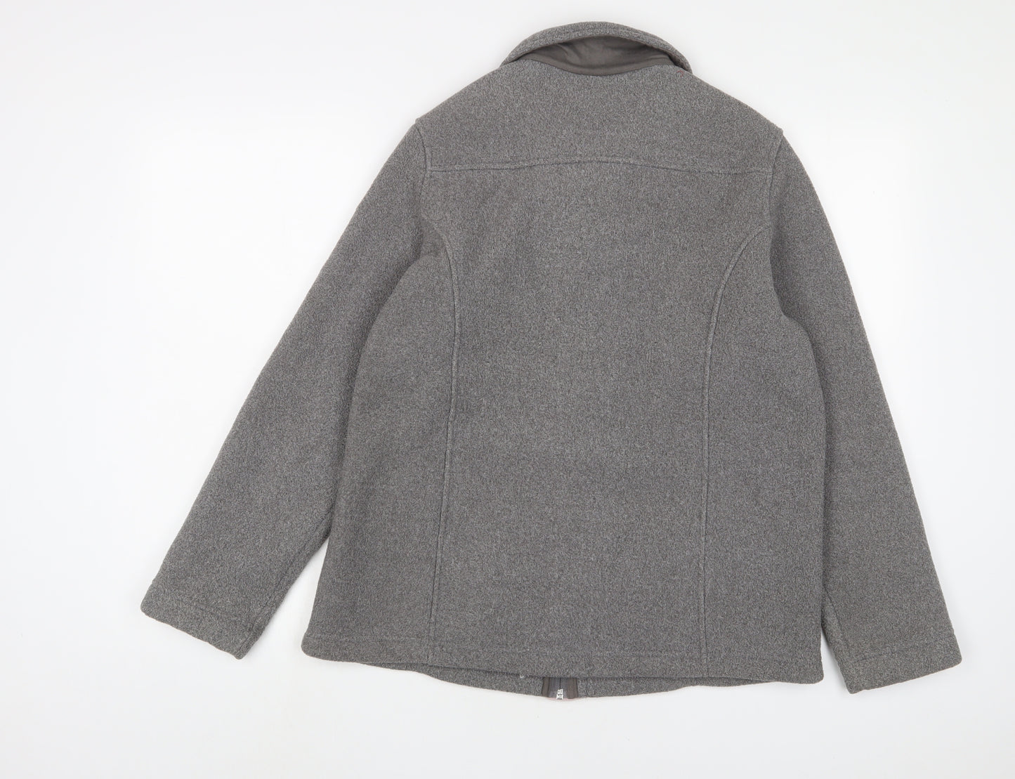 Marks and Spencer Womens Grey Jacket Size 14 Zip