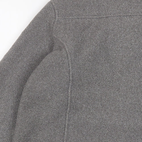 Marks and Spencer Womens Grey Jacket Size 14 Zip