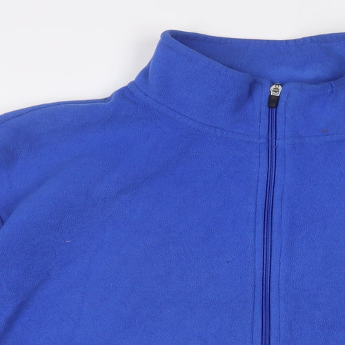 Star Mens Blue Jacket Size 2XL Zip - Logo, Embroidered