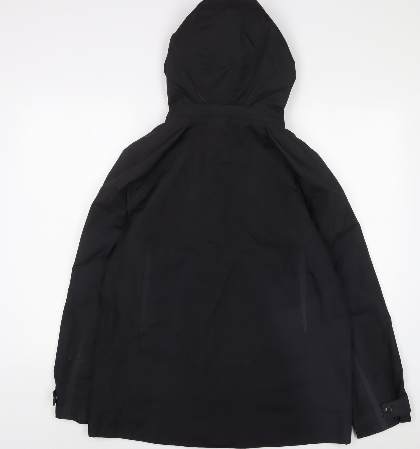 Hawke & Co Womens Black Jacket Coat Size 12 Zip - Zip Pockets