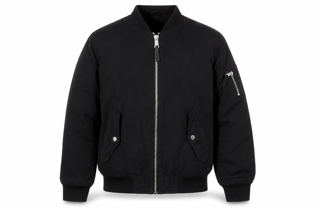 H&M Mens Black Jacket Size M Zip
