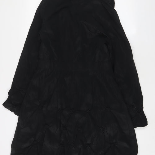 GLAMZ Womens Black Jacket Size 12 Zip