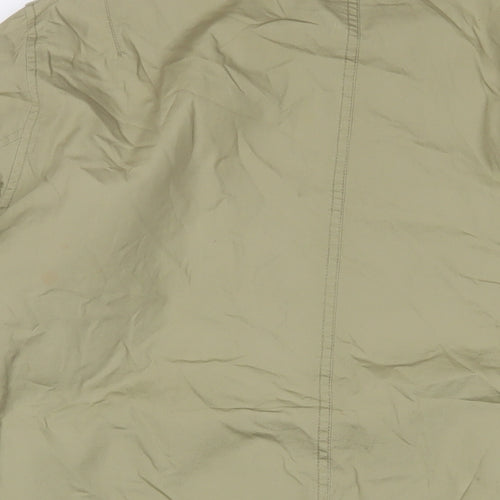 Topman Mens Green Bomber Jacket Jacket Size M Zip