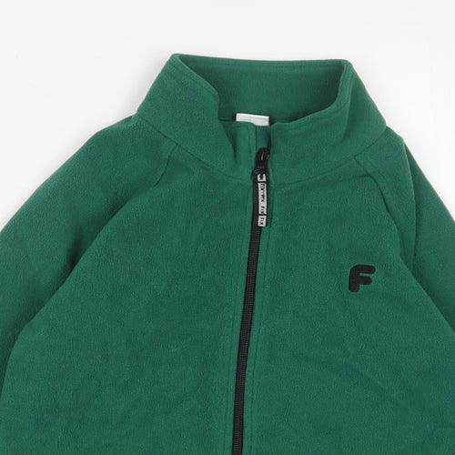 FIX Boys Green Jacket Size 5-6 Years Zip