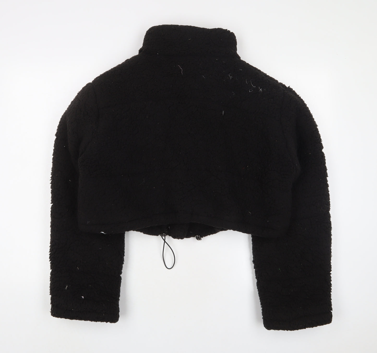 Boohoo Womens Black Jacket Size 12 Zip