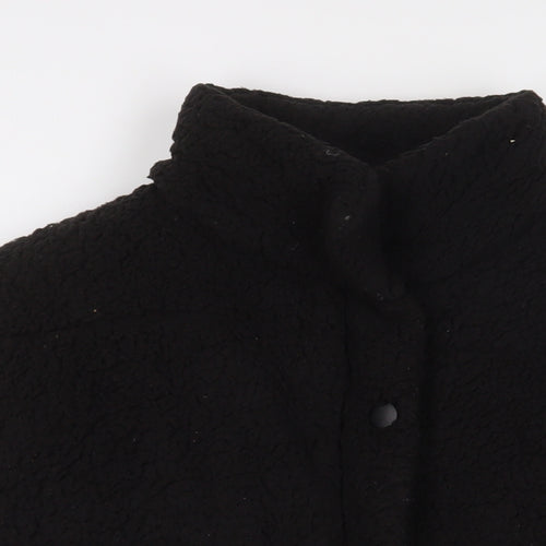 Boohoo Womens Black Jacket Size 12 Zip