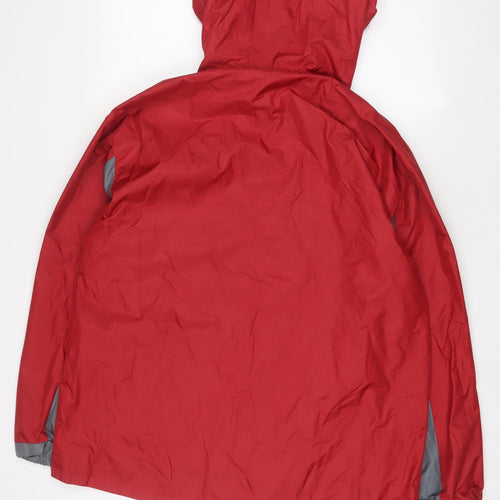 San Clemente Mens Red Jacket Size M Zip - Zip Pockets