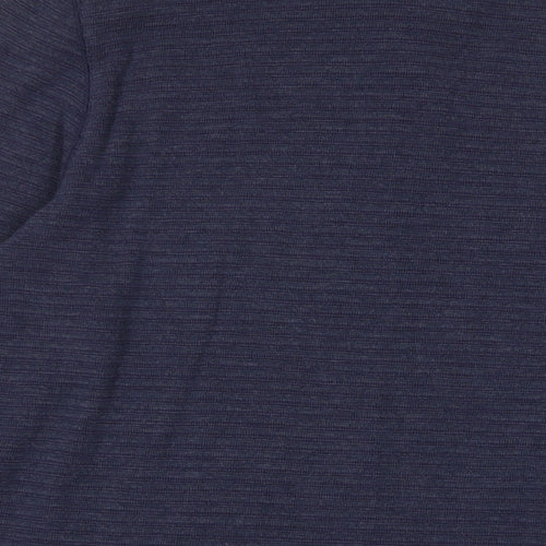 BHS Mens Blue Polyester Pullover Sweatshirt Size L