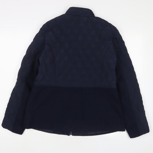 Debenhams Womens Blue Jacket Size 14 Zip