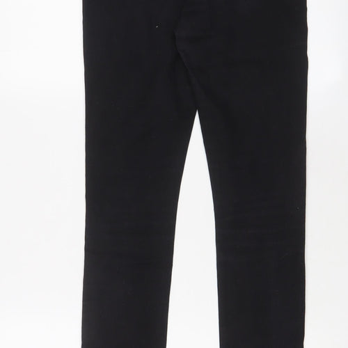 Jack Wills Womens Black Cotton Skinny Jeans Size 28 in L32 in Regular Zip
