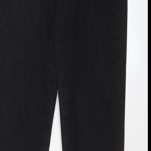 Jack Wills Womens Black Cotton Skinny Jeans Size 28 in L32 in Regular Zip