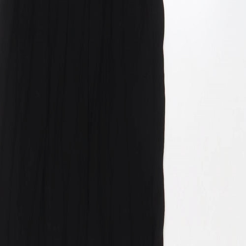 H&M Womens Black Viscose A-Line Size S Scoop Neck Pullover