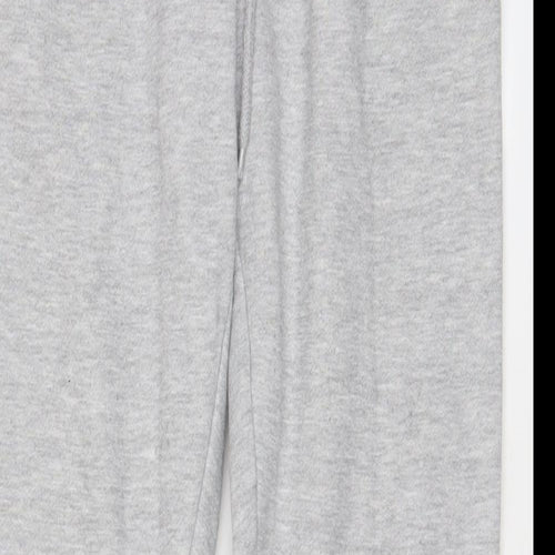 Boohoo Mens Grey Cotton Jogger Trousers Size M L27 in Regular Drawstring