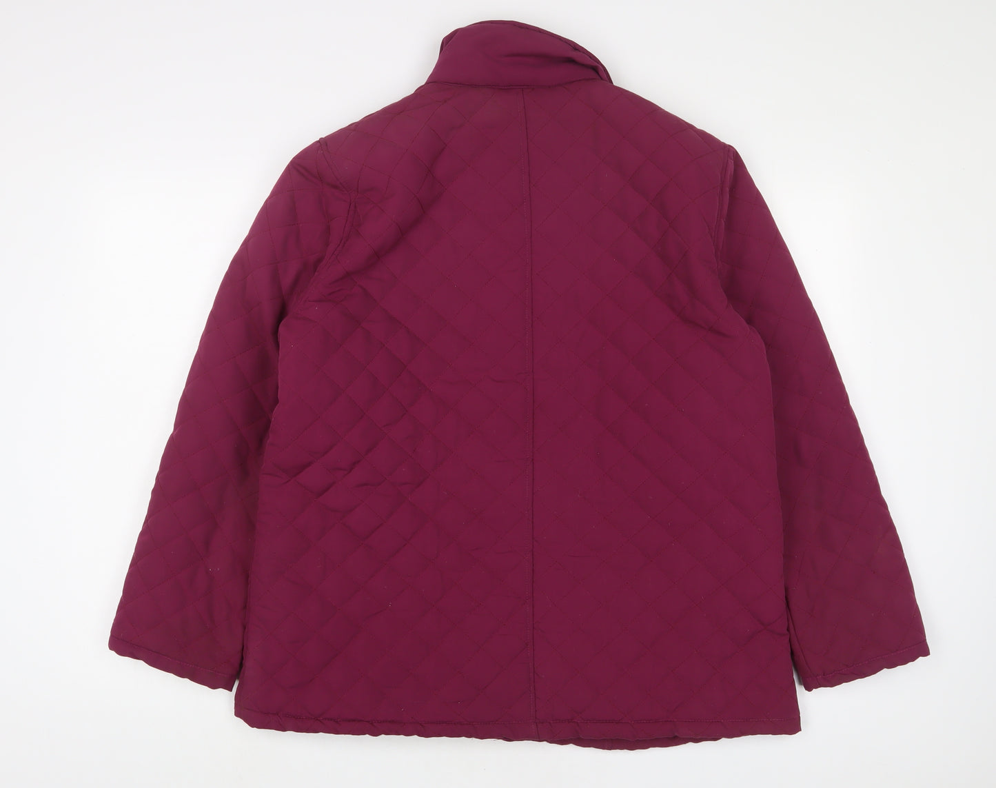 Dales Womens Purple Jacket Size 18 Button