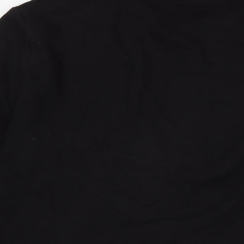 ASOS Mens Black Cotton Full Zip Sweatshirt Size M