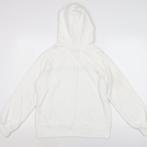 Tommy Hilfiger Mens White Cotton Pullover Hoodie Size XS