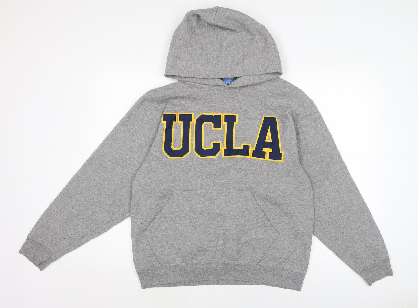 UCLA Mens Grey Cotton Pullover Hoodie Size M