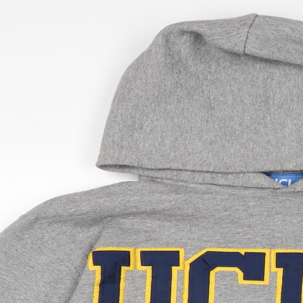 UCLA Mens Grey Cotton Pullover Hoodie Size M