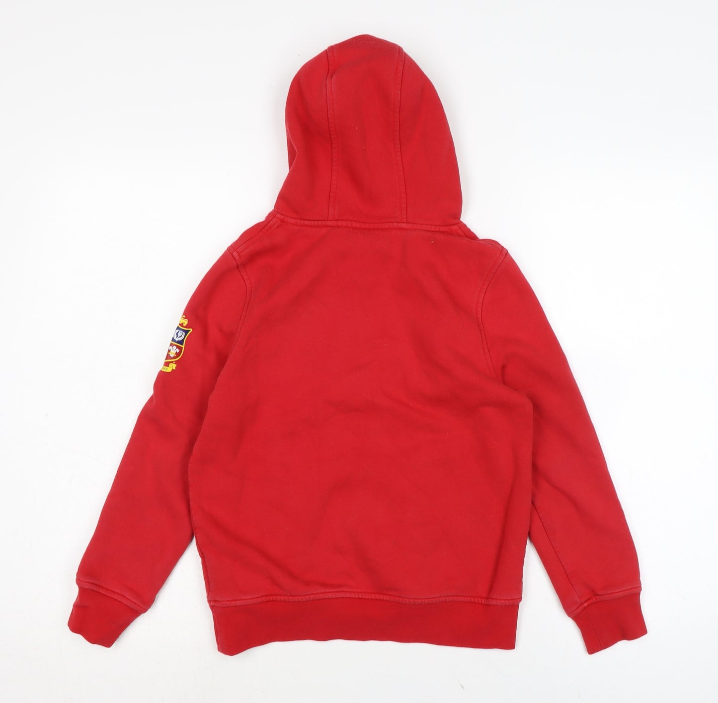 Canterbury Boys Red Cotton Pullover Hoodie Size 10 Years