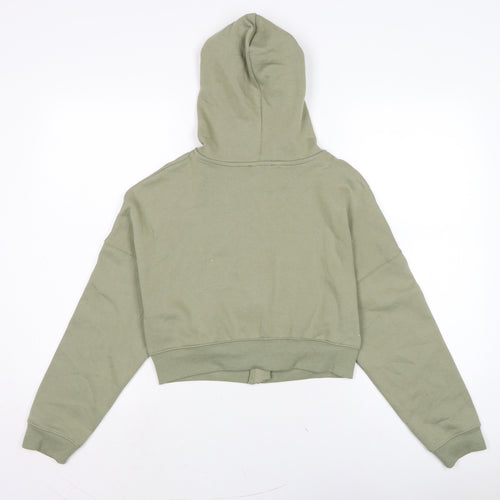 New Look Girls Green Cotton Full Zip Hoodie Size 12-13 Years