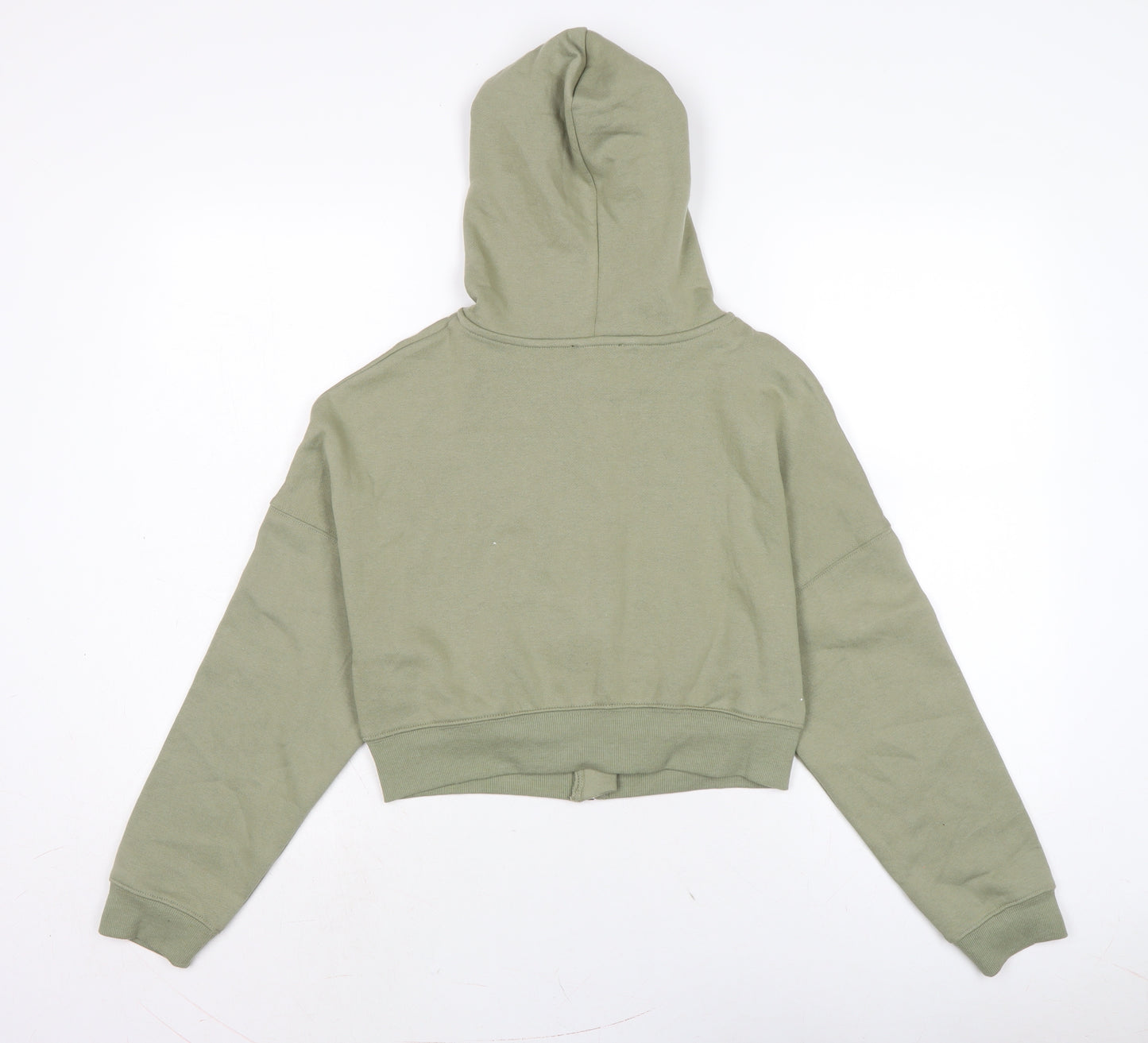 New Look Girls Green Cotton Full Zip Hoodie Size 12-13 Years