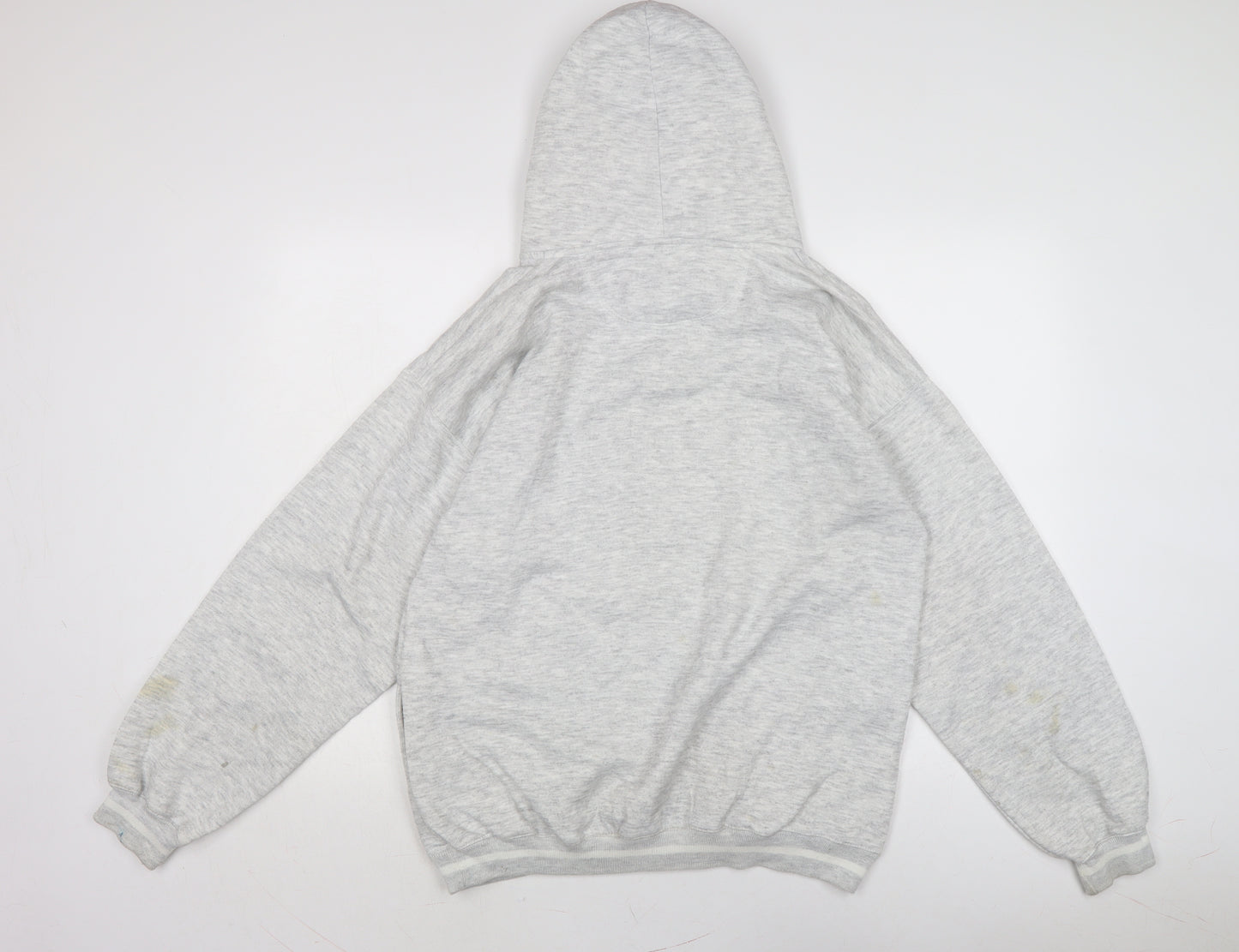 GEAR FOR SPORTS Mens Grey Cotton Pullover Hoodie Size M