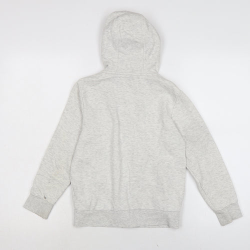 NEXT Boys Grey Cotton Full Zip Hoodie Size 8 Years