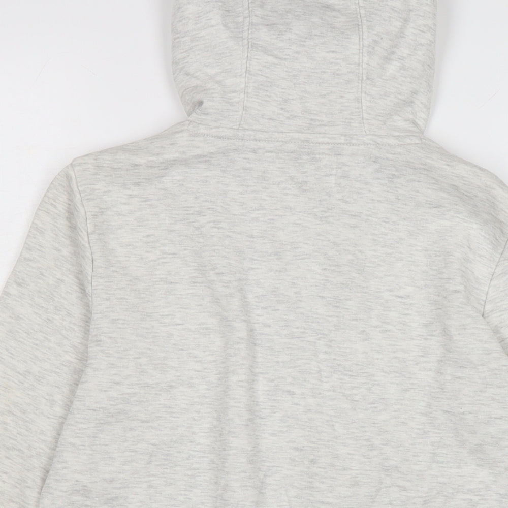 NEXT Boys Grey Cotton Full Zip Hoodie Size 8 Years