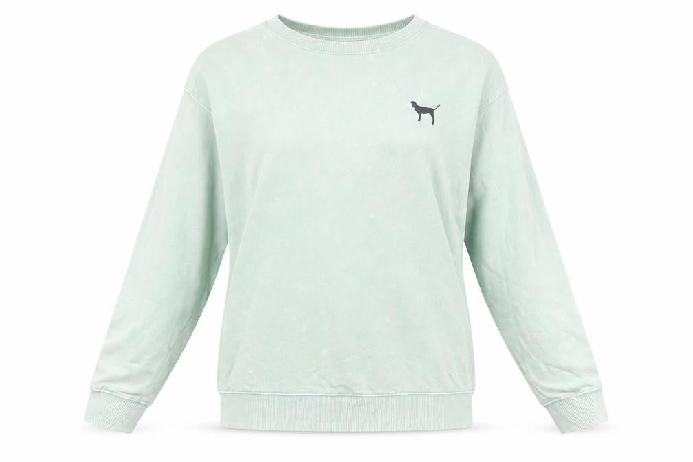 Victoria's Secret Womens Green Cotton Basic T-Shirt Size S Crew Neck