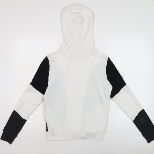 Victoria's Secret Womens White Cotton Full Zip Hoodie Size XS