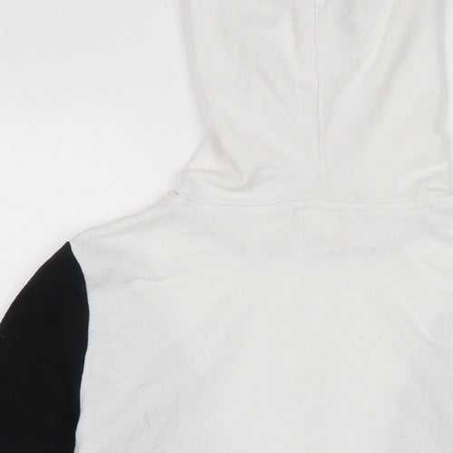 Victoria's Secret Womens White Cotton Full Zip Hoodie Size XS