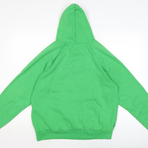Slazenger Mens Green Cotton Pullover Hoodie Size L