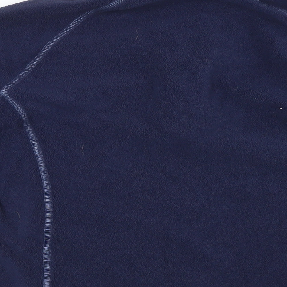Mountain Warehouse Womens Blue Polyester Pullover Sweatshirt Size 12 Zip - Two Tone