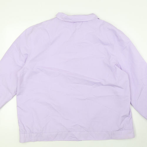 Damart Womens Purple Jacket Size 20 Snap