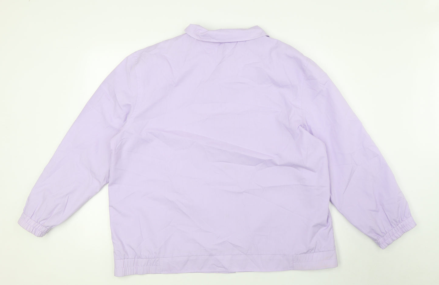 Damart Womens Purple Jacket Size 20 Snap