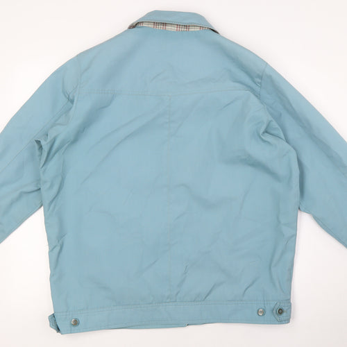 David Barry Womens Blue Jacket Size 16 Button
