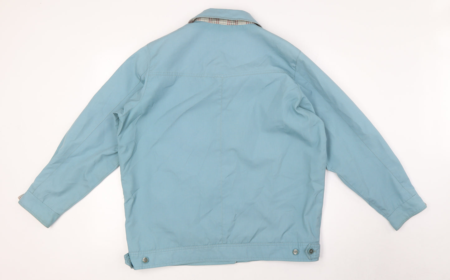 David Barry Womens Blue Jacket Size 16 Button