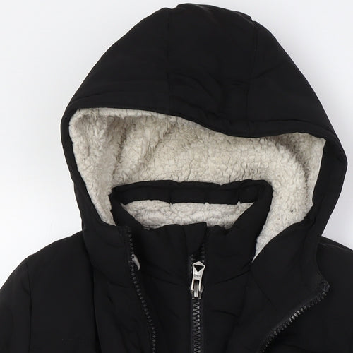 SoulCal&Co Boys Black Jacket Size 13 Years Zip