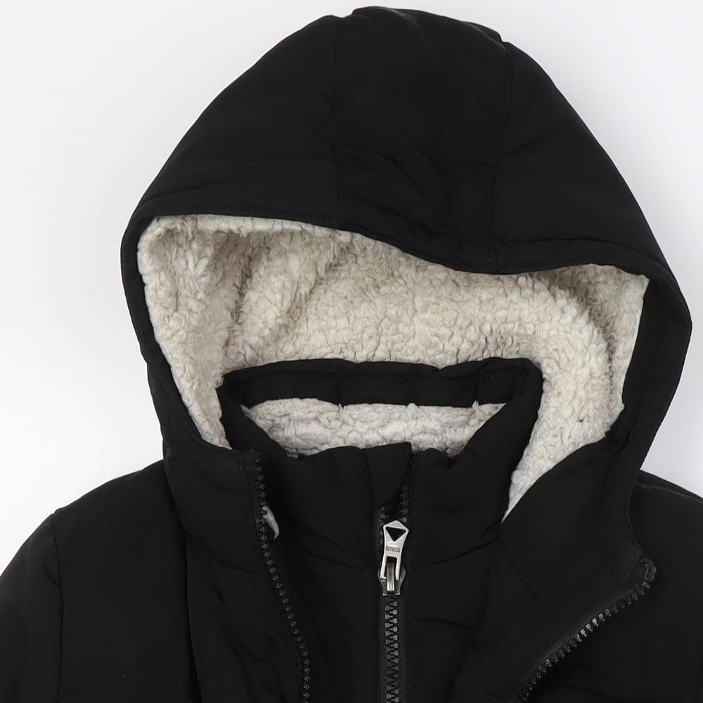 SoulCal&Co Boys Black Jacket Size 13 Years Zip