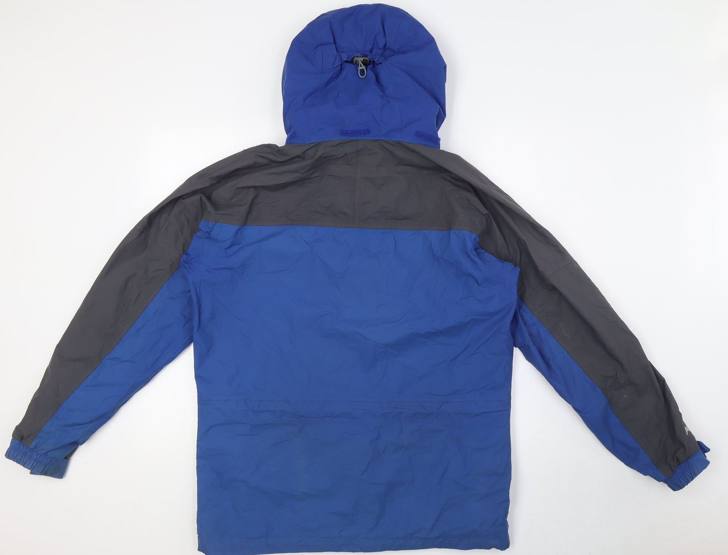 Berghaus Mens Blue Rain Coat Jacket Size S Zip - Walking Jacket, Inter Active